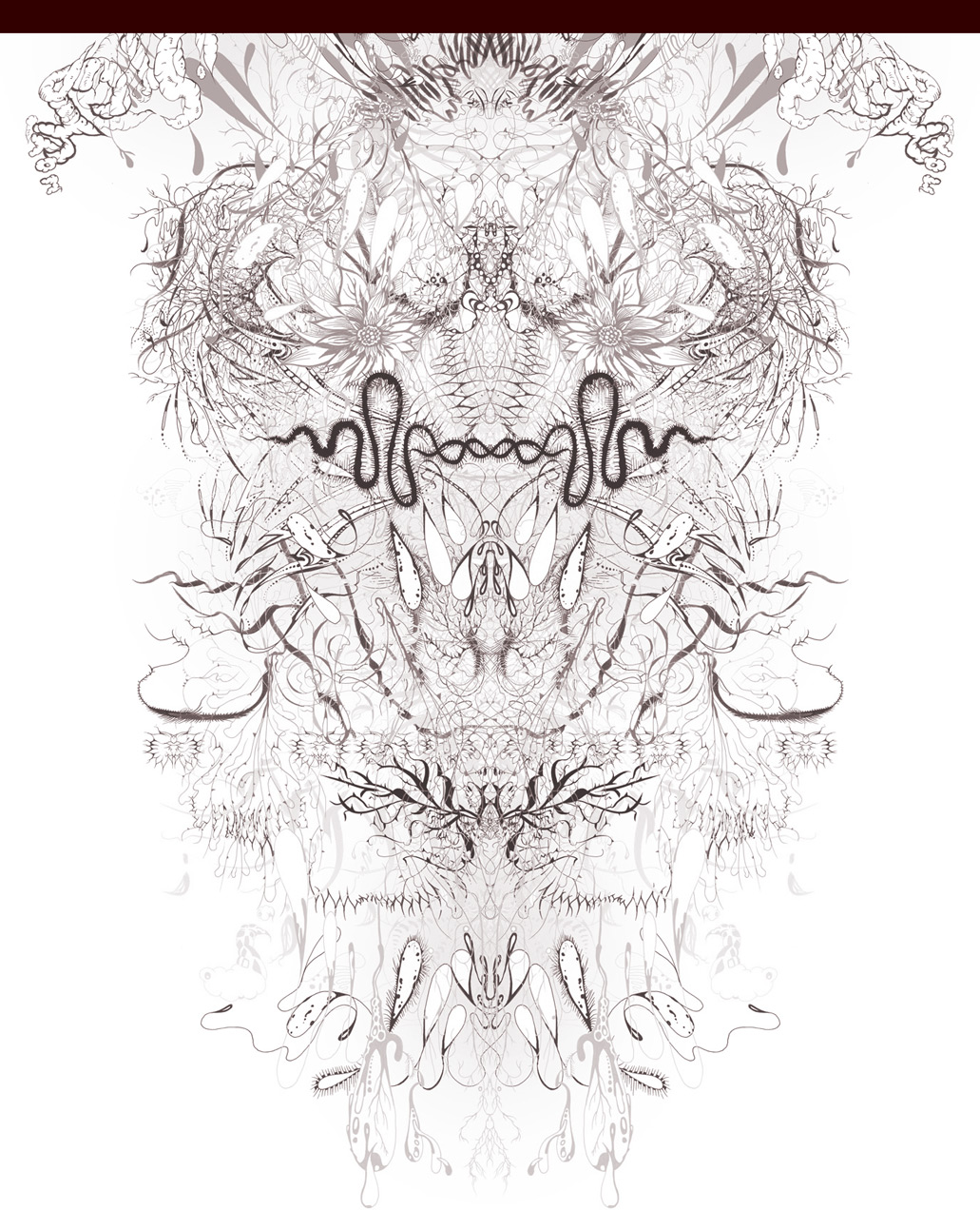 additional decoration a sort of illustrated something layered and calligraphic